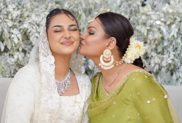Pakistani Designer’s Daughter Shines at Anzela Abbasi’s Wedding