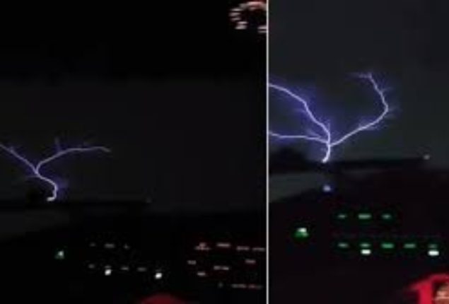 Mysterious lightning-like phenomenon spotted from cockpit