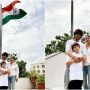 Shah Rukh Khan, Gauri, and AbRam Celebrate Independence Day at Mannat