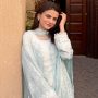 Zubab Rana channels her inner diva in a flashy silk saree
