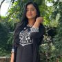 Sumbul Touqeer Stuns In Traditional Black Chikankari Kurta Set