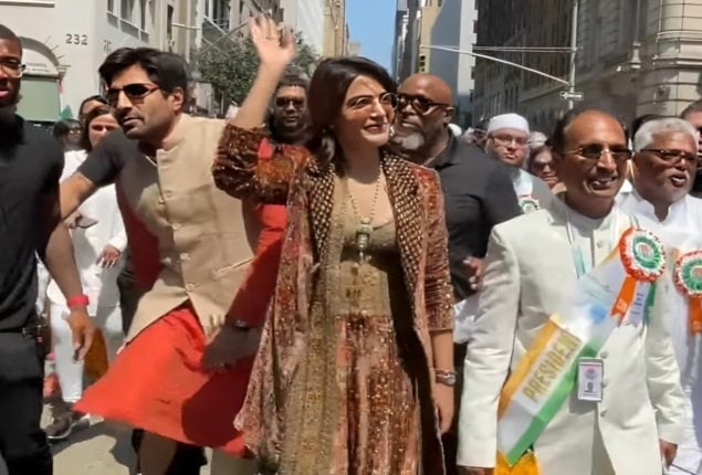 Samantha Ruth Prabhu Leads NYC’s India Day Parade