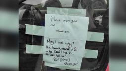 Note on Parked Car