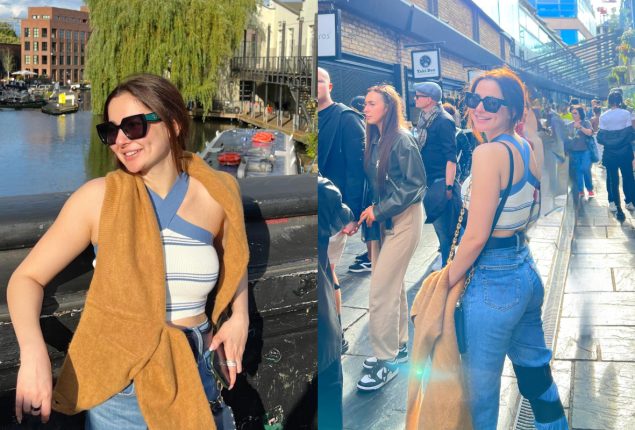 Hania Aamir Embraces the Finest Moments in London’s Markets and Streets