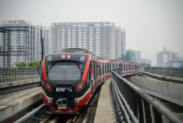 Indonesia launches new light rail transit system to curb traffic and pollution in Jakarta