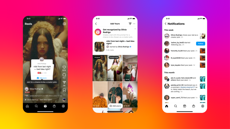 Instagram enables you to make reels, posts, & carousels with friends