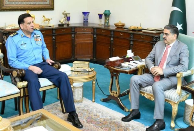 Air chief calls on caretaker prime minister