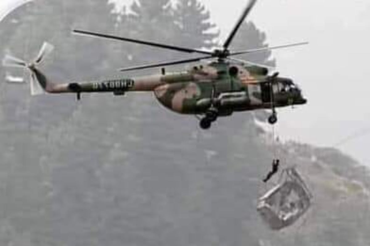 Army helicopter