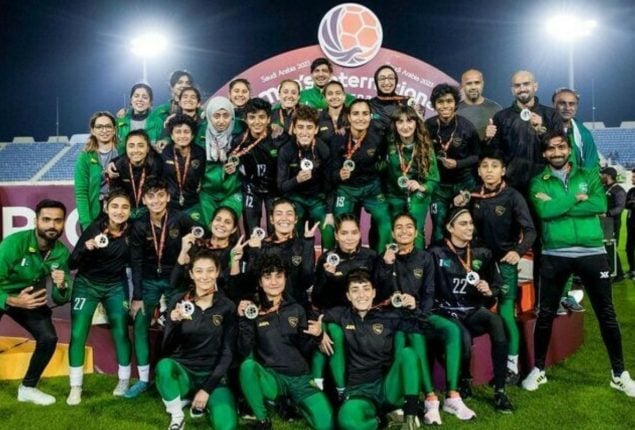 Pakistan women’s football team to play in Saudi Arabia tournament