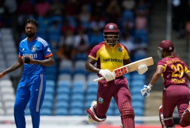 India, West Indies fined for slow over-rate in first T20I