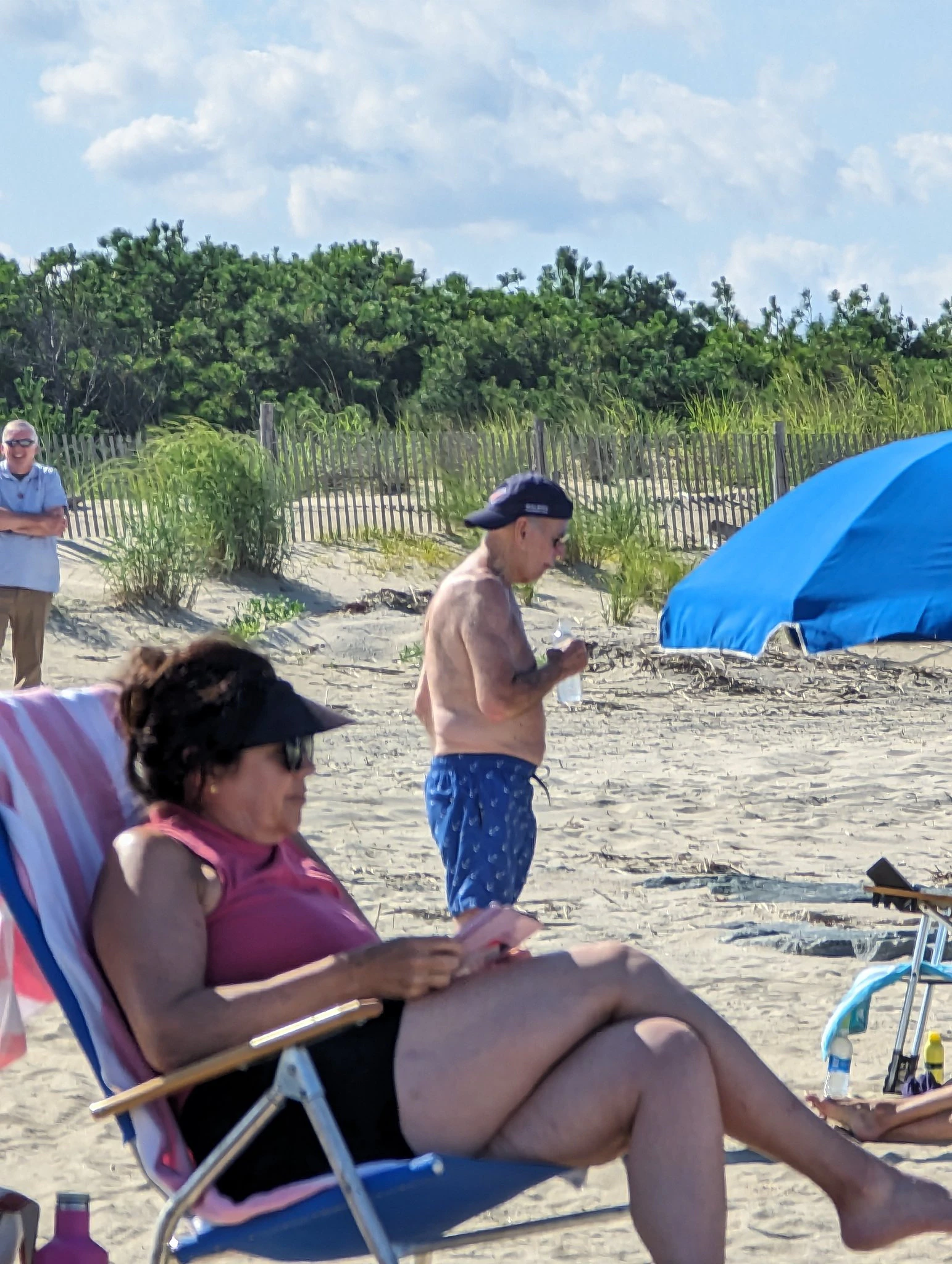 US President Joe Biden's on US beach.