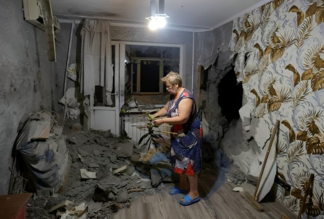 Ukrainian official reports heavy clashes in northeast