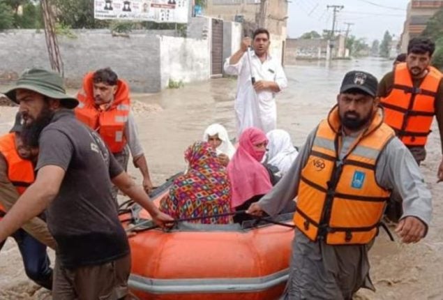 Approx 100,000 people relocated due to flood in Sutlej River