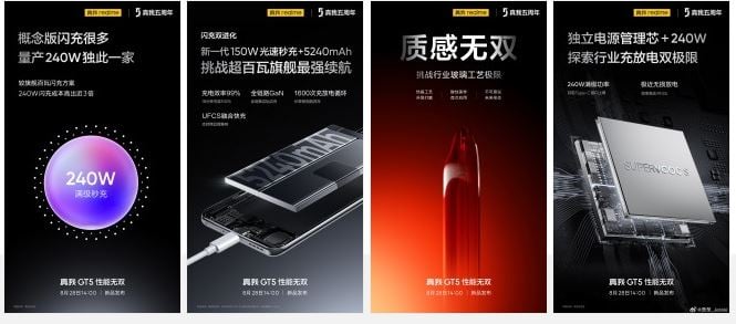Realme GT5 to feature LED light on the back, confirmed by teasers