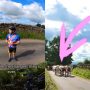 Cyclist’s Reaction to Approaching Herd of Cows