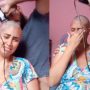 Cancer patient’s tearful reaction to husband’s head shave melts hearts