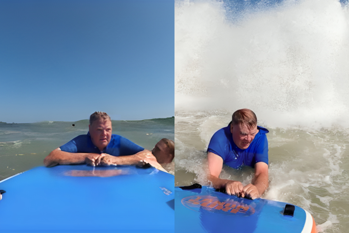 Veteran Rescues Swimmer