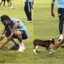 WATCH: Virat Kohli melts hearts by petting puppy during Indian cricket team’s practice