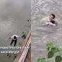 Heroic Man Rescues Girl from River Drowning
