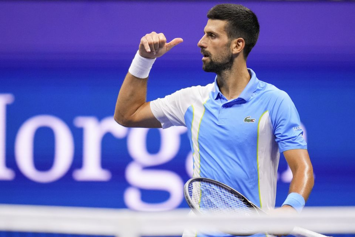 Djokovic Eyes 24th Grand Slam title after defeating Shelton in straight sets