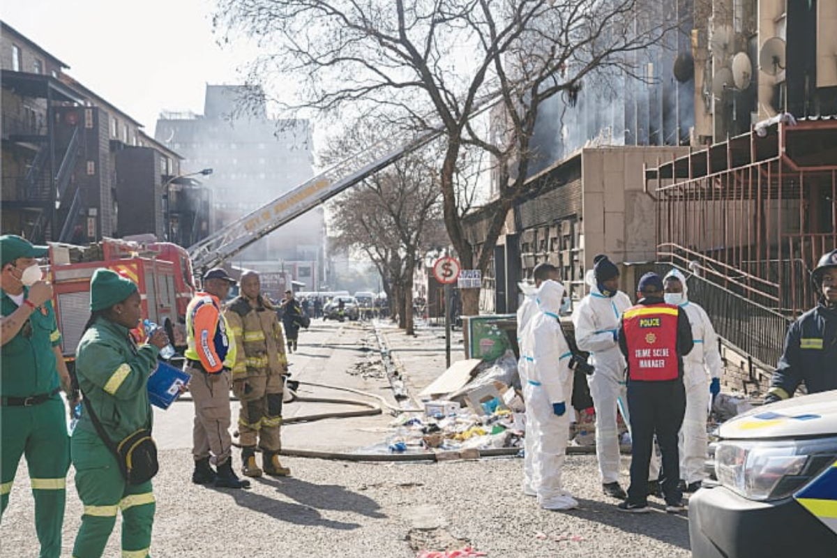 Deadly Fire in Johannesburg