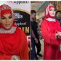 Rakhi Sawant Stuns in Red Abaya and Crown at Award Show
