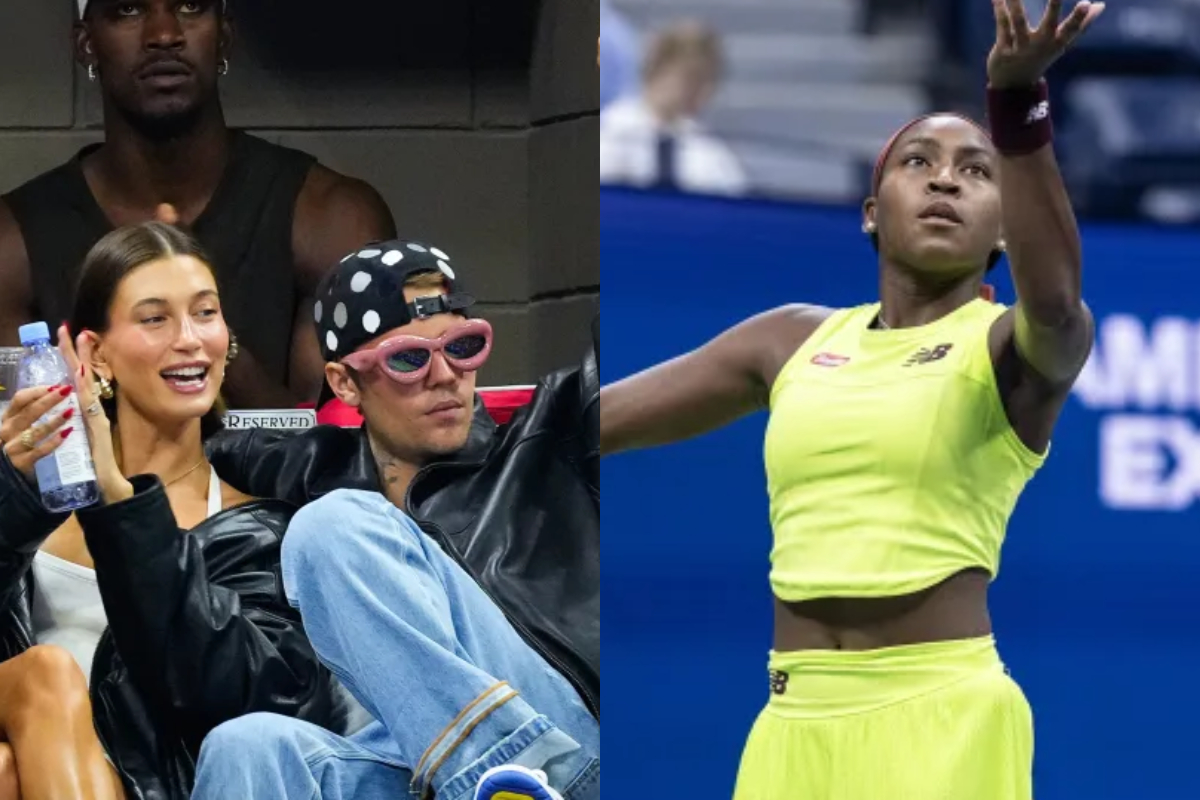 Bieber's presence helps Gauff come back to beat Mertens