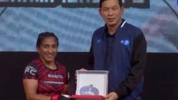 Anita Karim makes history for Pakistan with MMA victory