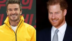 Prince Harry honors David Beckham in midst of rumors of rupture