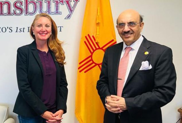 Pakistani ambassador discusses cooperation with US Congresswoman in New Mexico