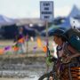 Tourists escape a muddy mess as Burning Man comes to close