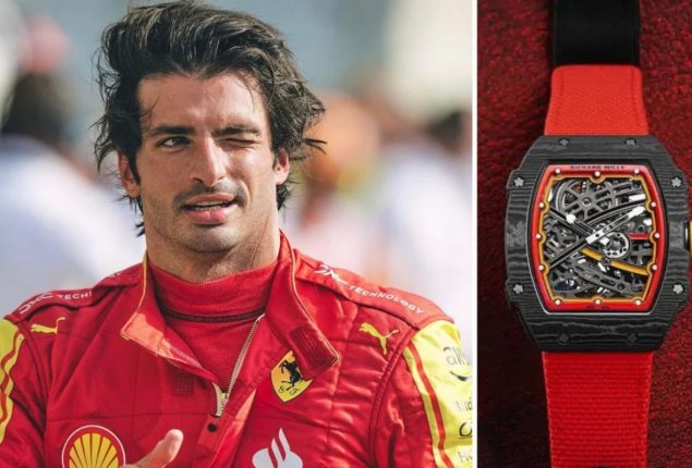 F1 driver Carlos Sainz chases Rolex thieves in Barcelona
