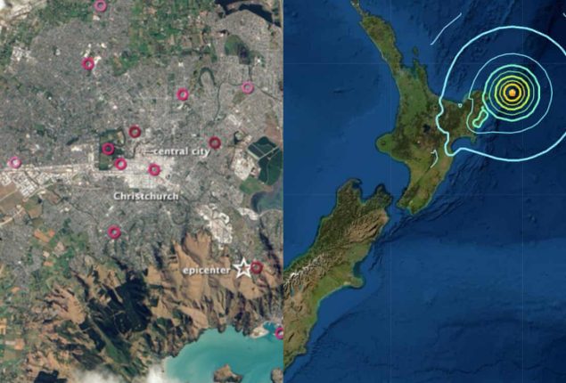 NZ Releases Earthquake Shaking Intensity Maps