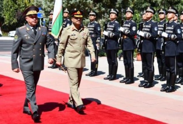 COAS Munir visits Uzbekistan to strengthen military cooperation
