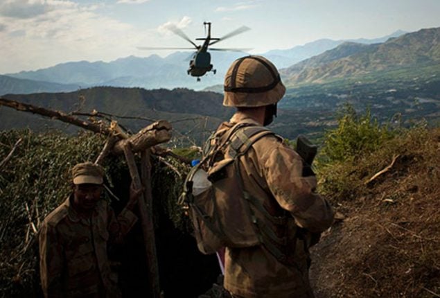 Four soldiers martyred, 12 terrorists killed in Chitral attack