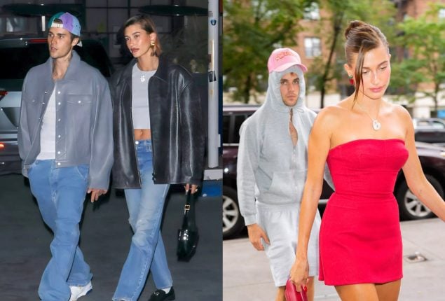 Justin Bieber and Hailey Step Out for a Date-Night after the viral meme