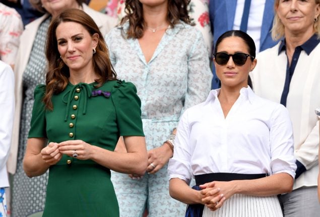 Megan Markle dusting herself off in her bond with Kate Middleton