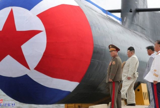 Kim Jong Un Unveils New Nuclear Attack Submarine