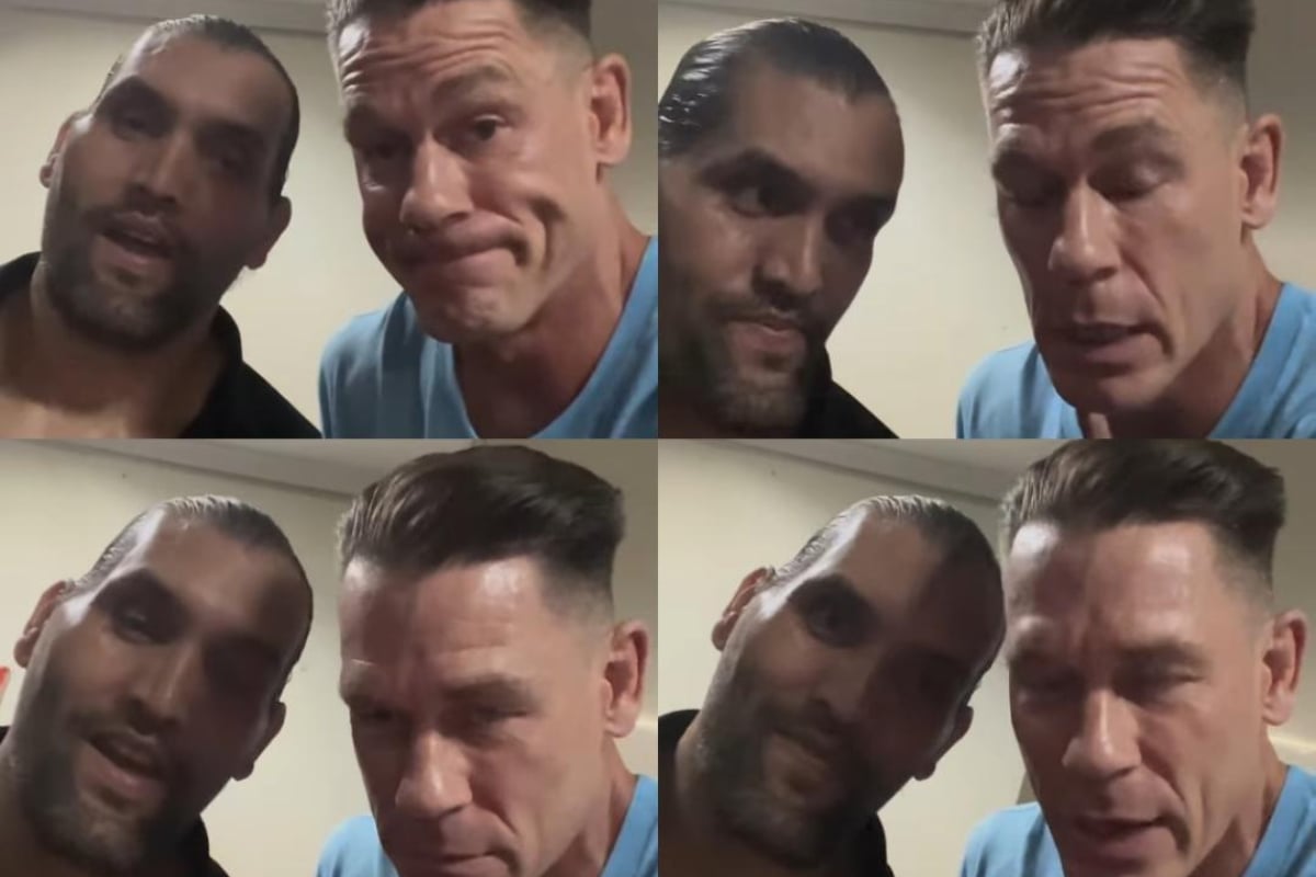 The Great Khali Schools John Cena in Hindi