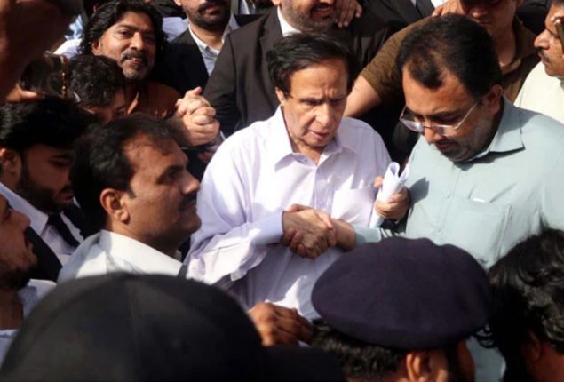 Pervaiz Elahi’s wife approaches SC for her husband’s release