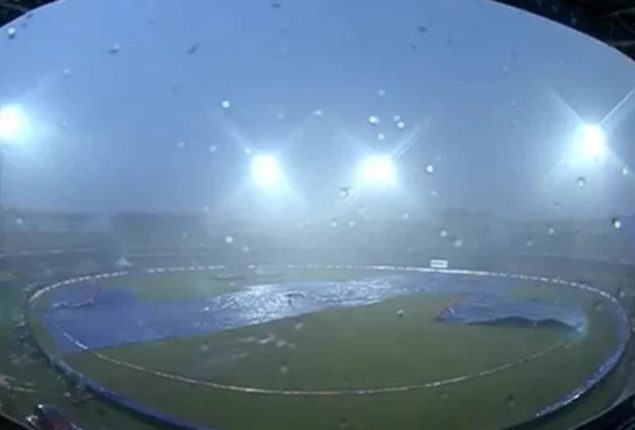 Pakistan vs India match stopped due to rain, revised target of 181 set for Pakistan