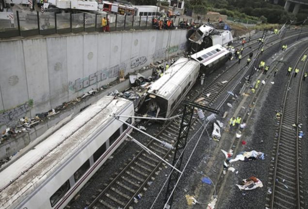 Train strikes seven people in Catalonia, Spain, killing four of them