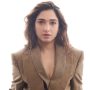 Tamanna Bhatia stuns in a backless lavender shimmer gown