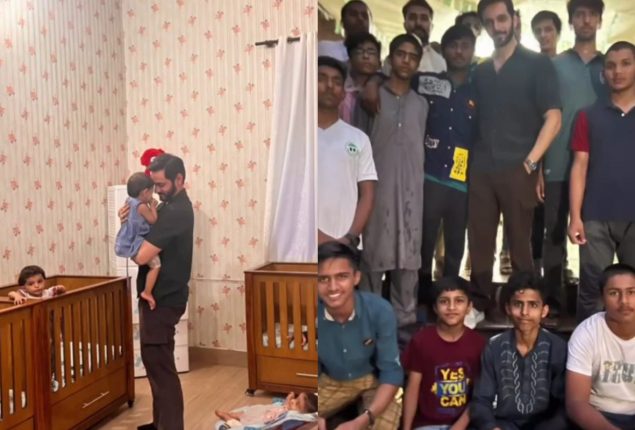 Wahaj Ali make a visit to child protection welfare