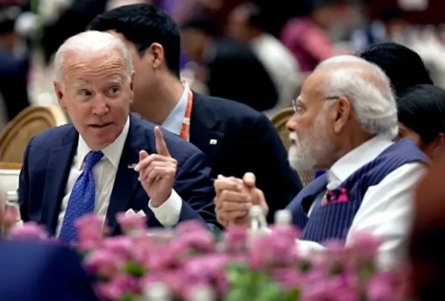G20 summit: Joe Biden raises human rights with Modi in India