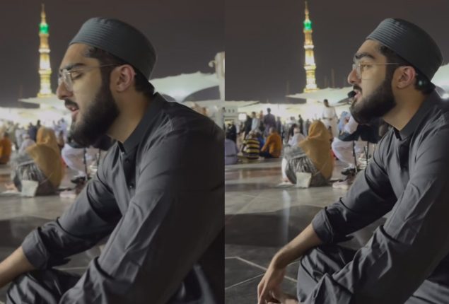 Junaid Jamshed’s Son Captures Hearts In Emotional Video From Madina