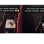 Viewer uses Snapchat filter while watching Jawan in theater