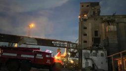 Russia says missile attack in Ukraine damaged 2 ships & set Crimean shipyard on fire