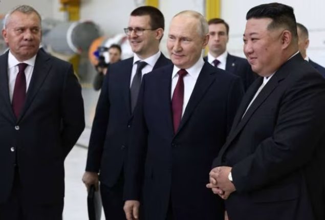 Kim Jong Un & Vladimir Putin meet in Russia as Pyongyang launch rockets