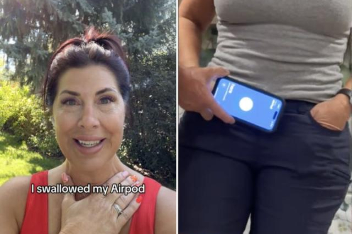 Woman ingested Apple AirPod